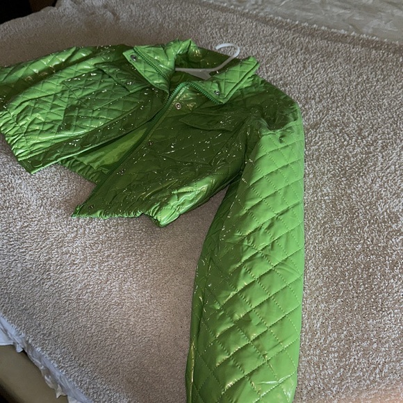 36Point5 | Green Crop Jacket - Picture 2 of 2